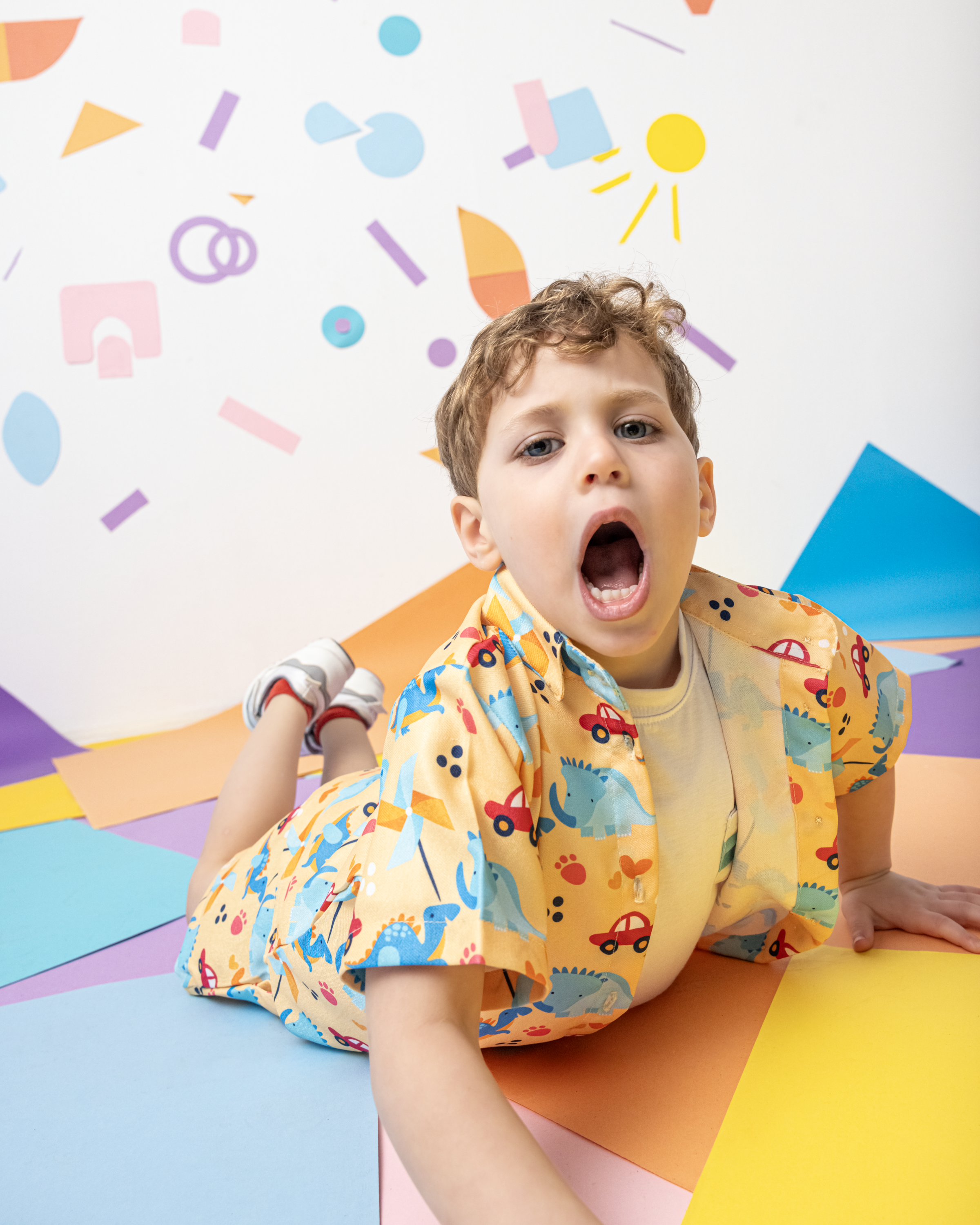 Cars in Jurassic Park Set