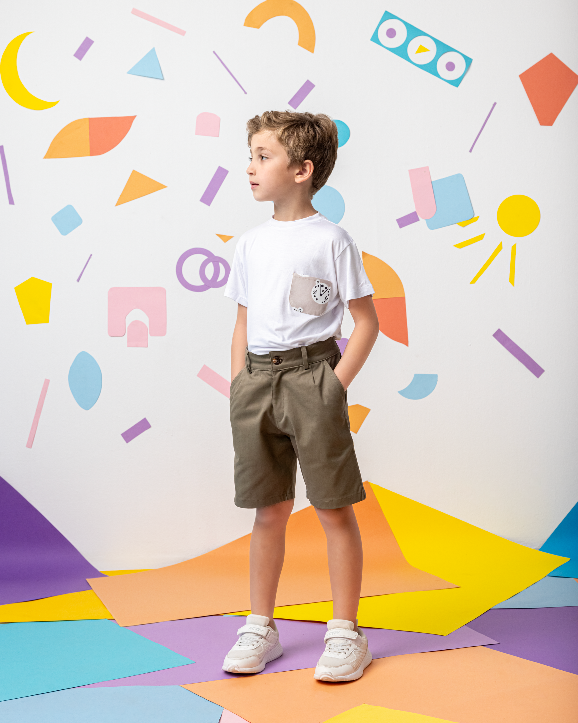 Gabardine Shorts