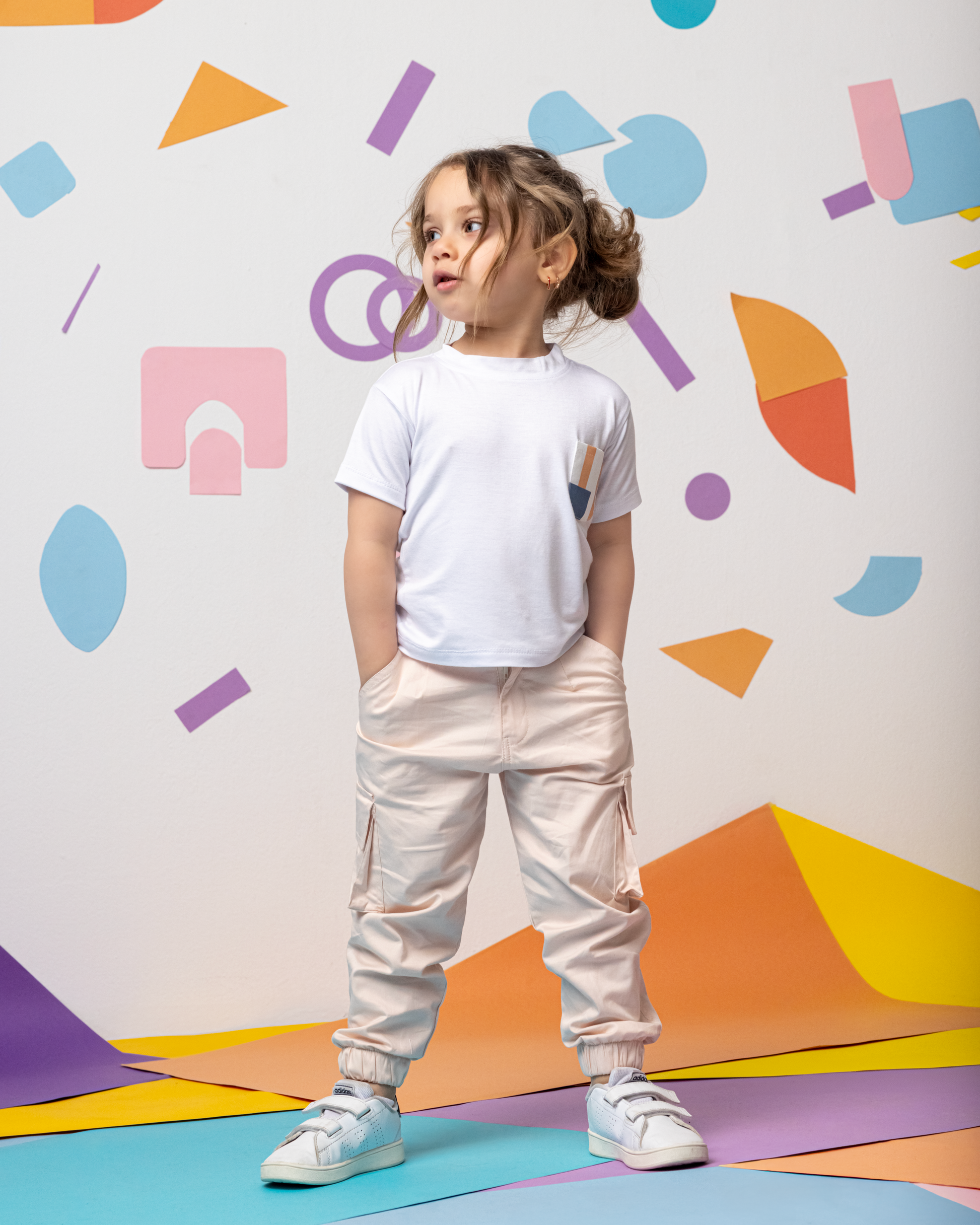 Gabardine Baggy Pants