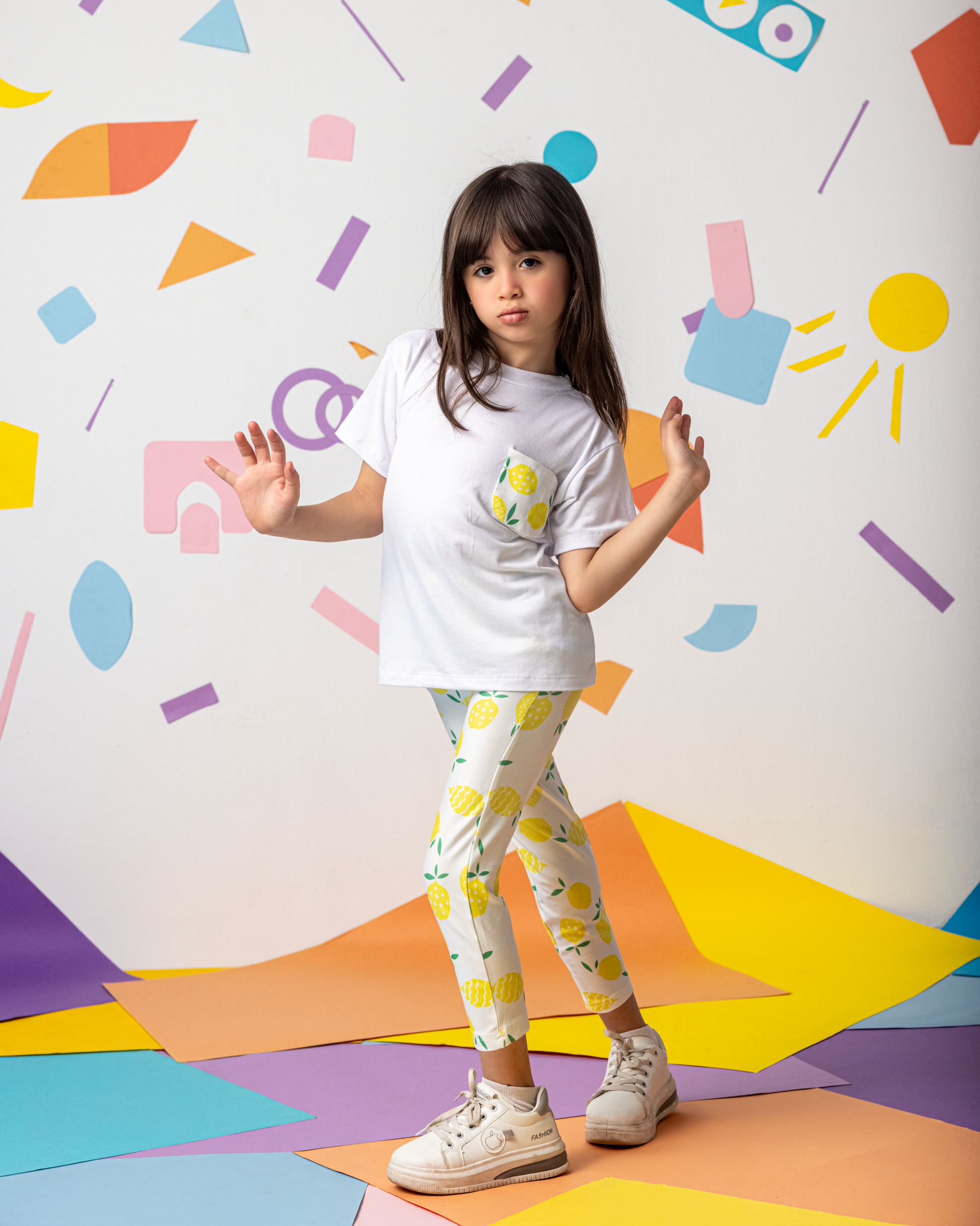 Happy in Yellow Leggings
