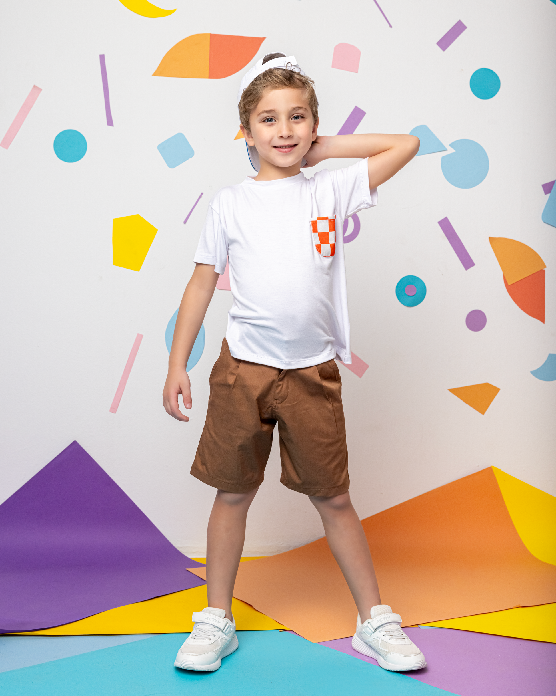 Gabardine Shorts