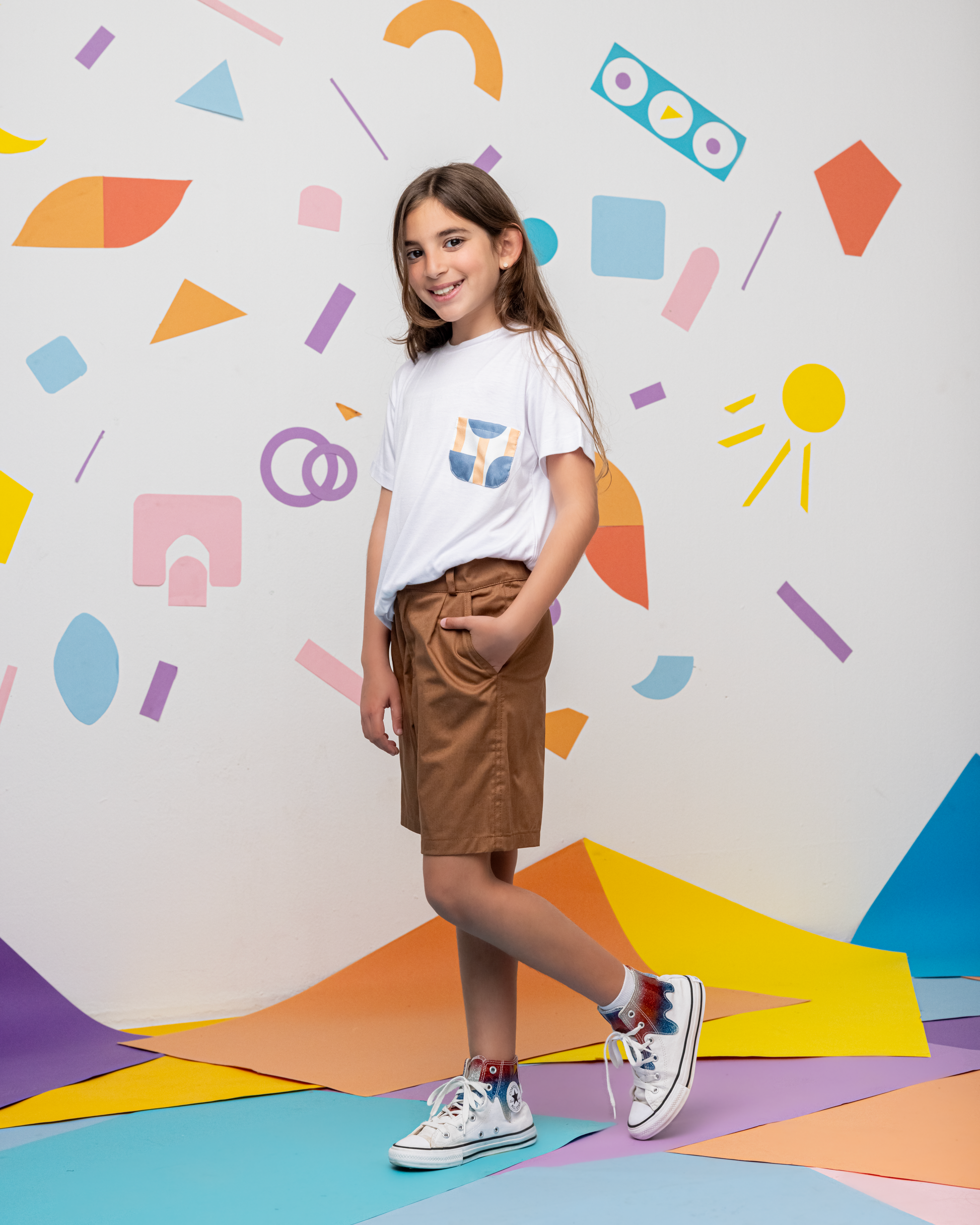 Gabardine Shorts