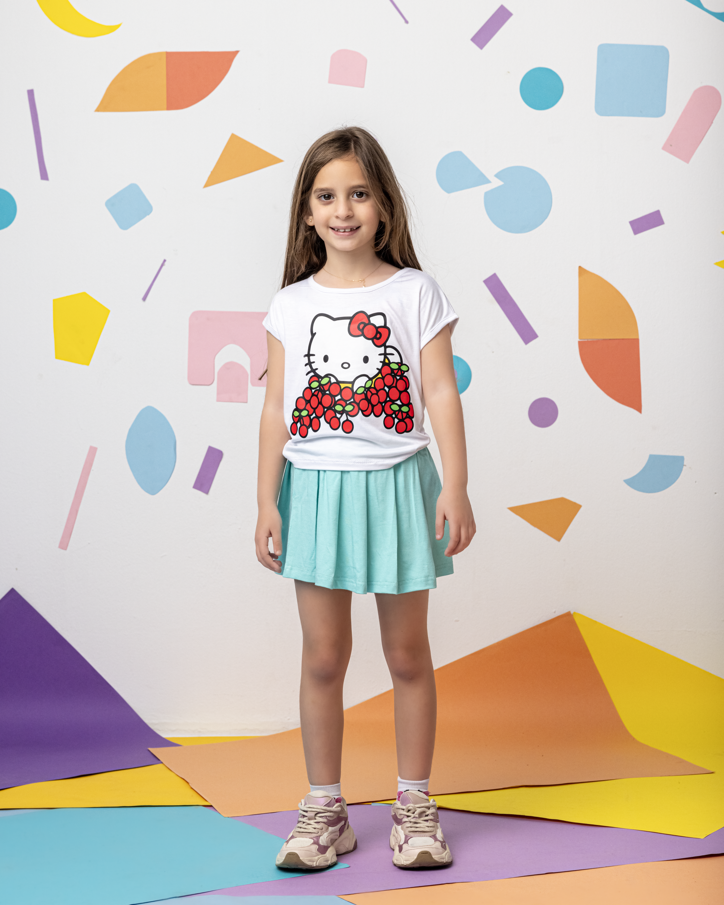 Jupe Short Set Cyan blue