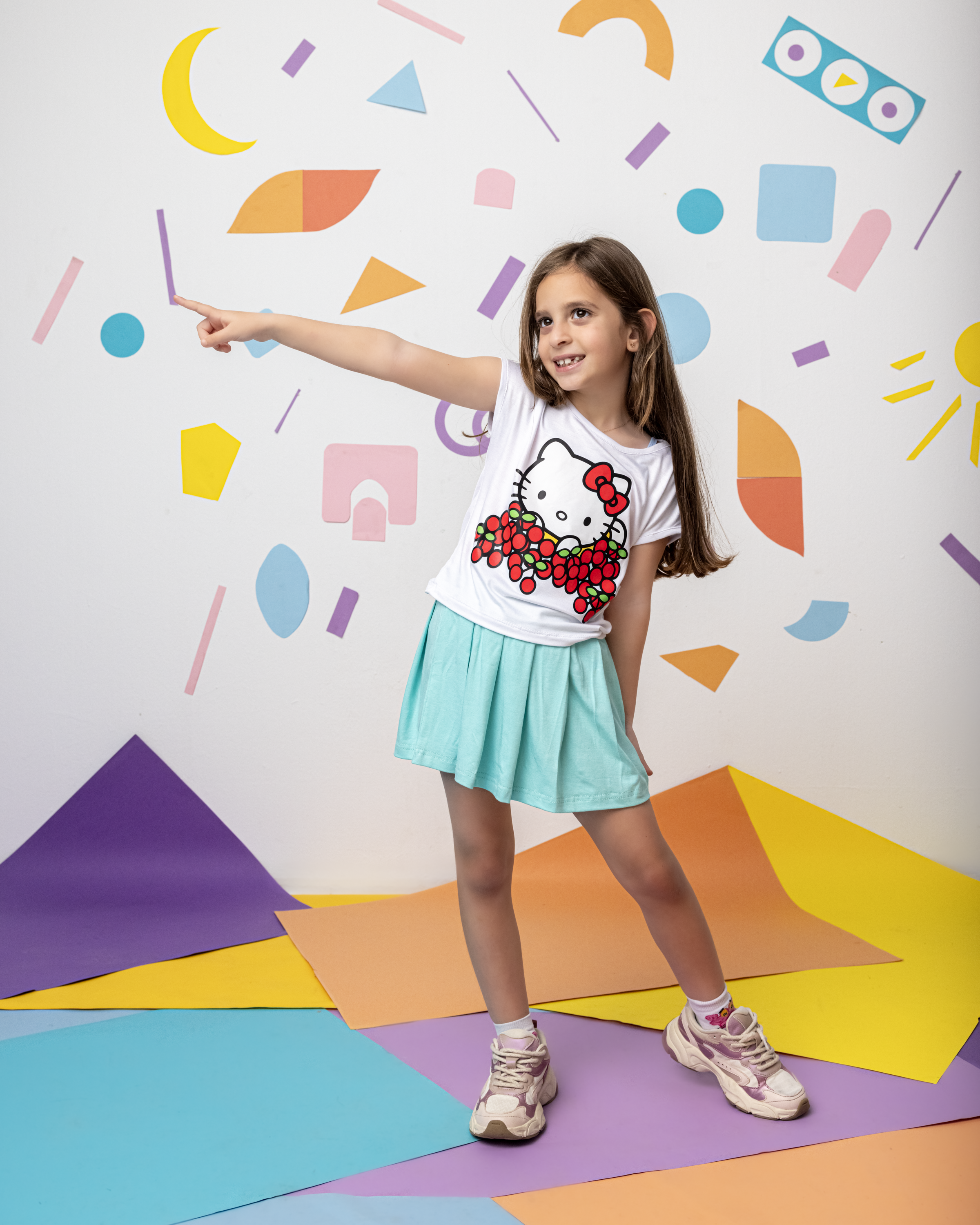 Jupe Short Set Cyan blue