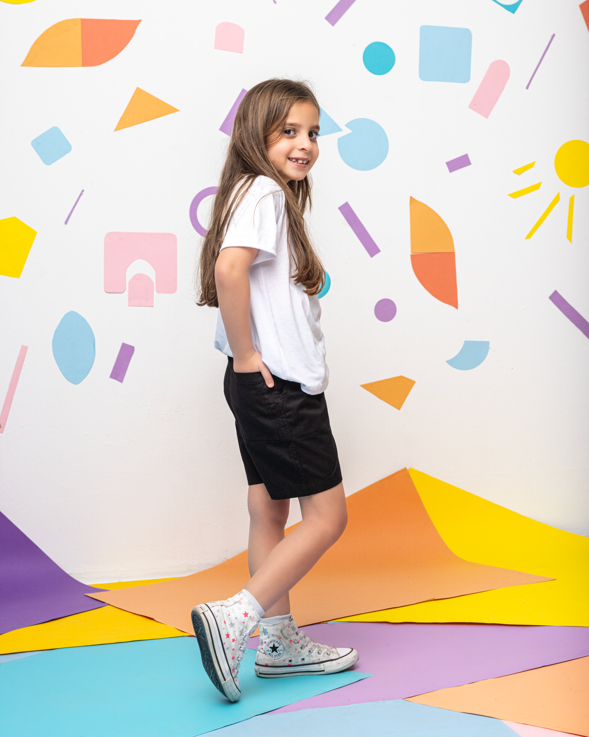 Gabardine Shorts