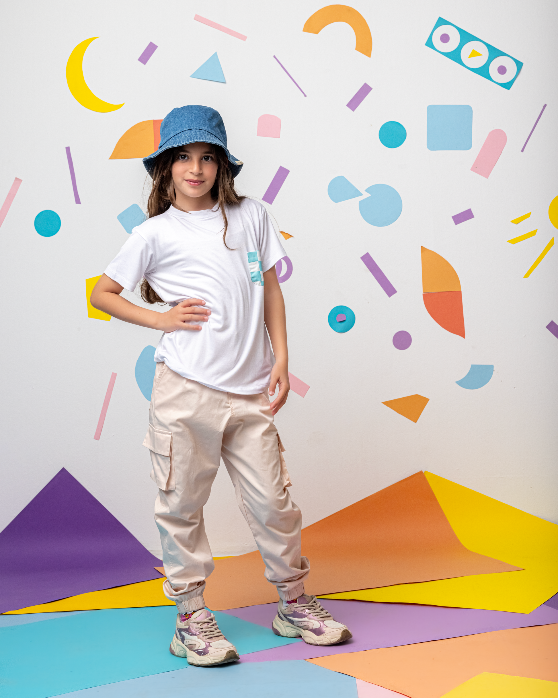 Gabardine Baggy Pants