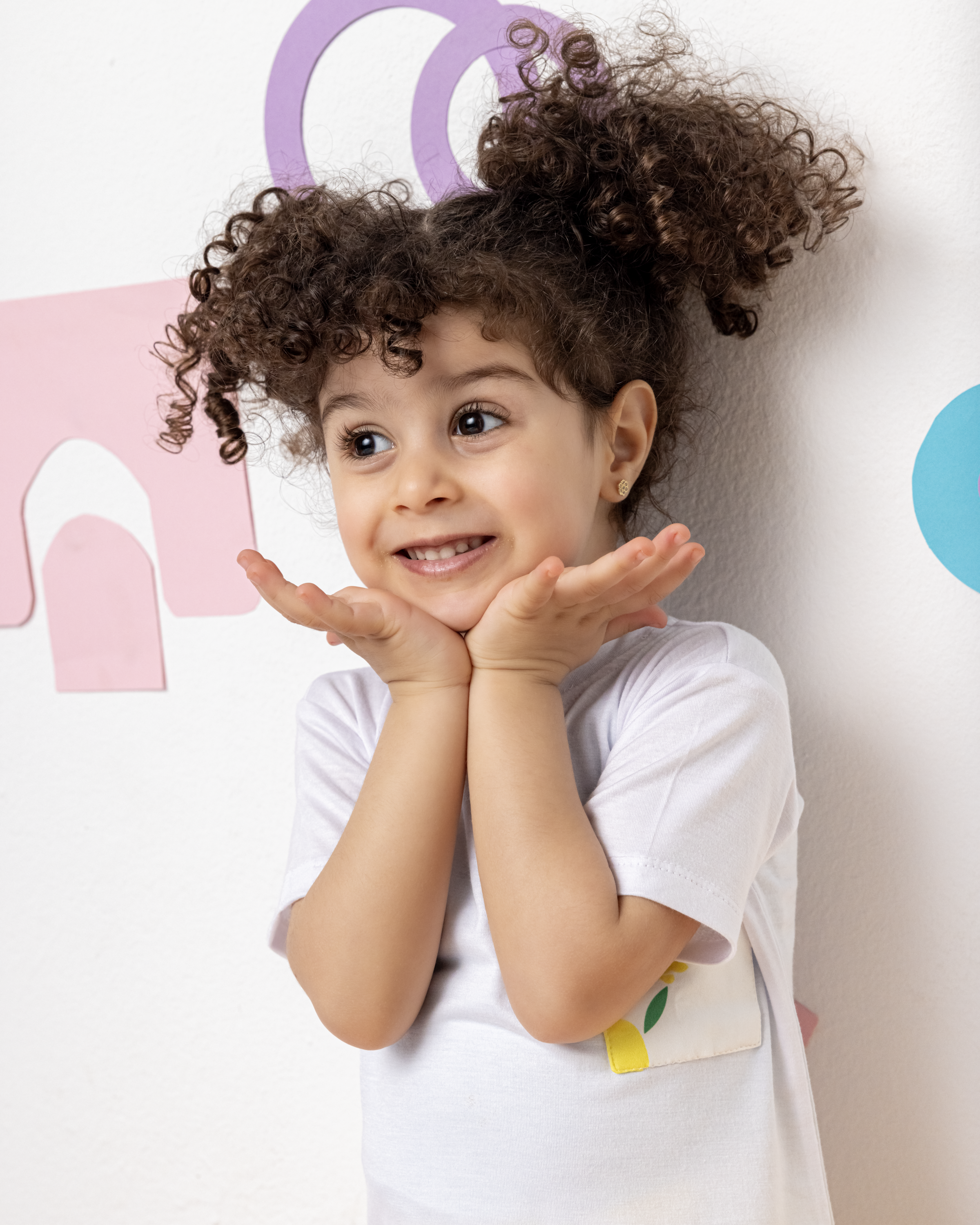 Cotton T-Shirt with Dogs Pocket