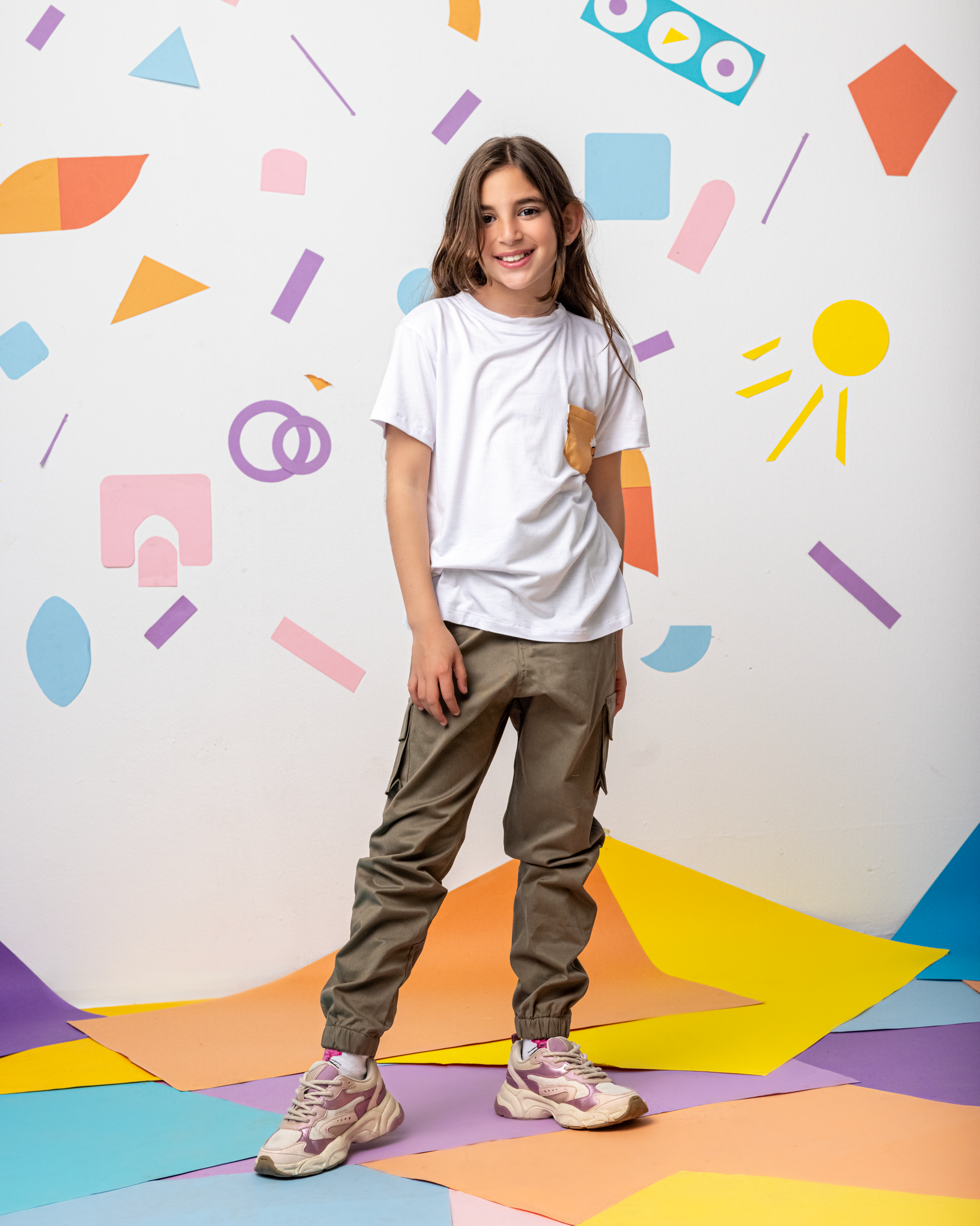 Gabardine Baggy Pants