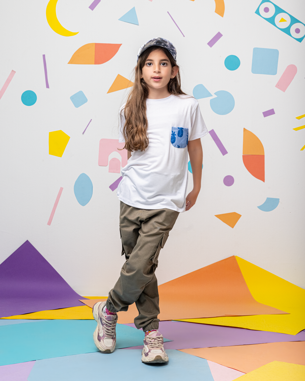 Gabardine Baggy Pants