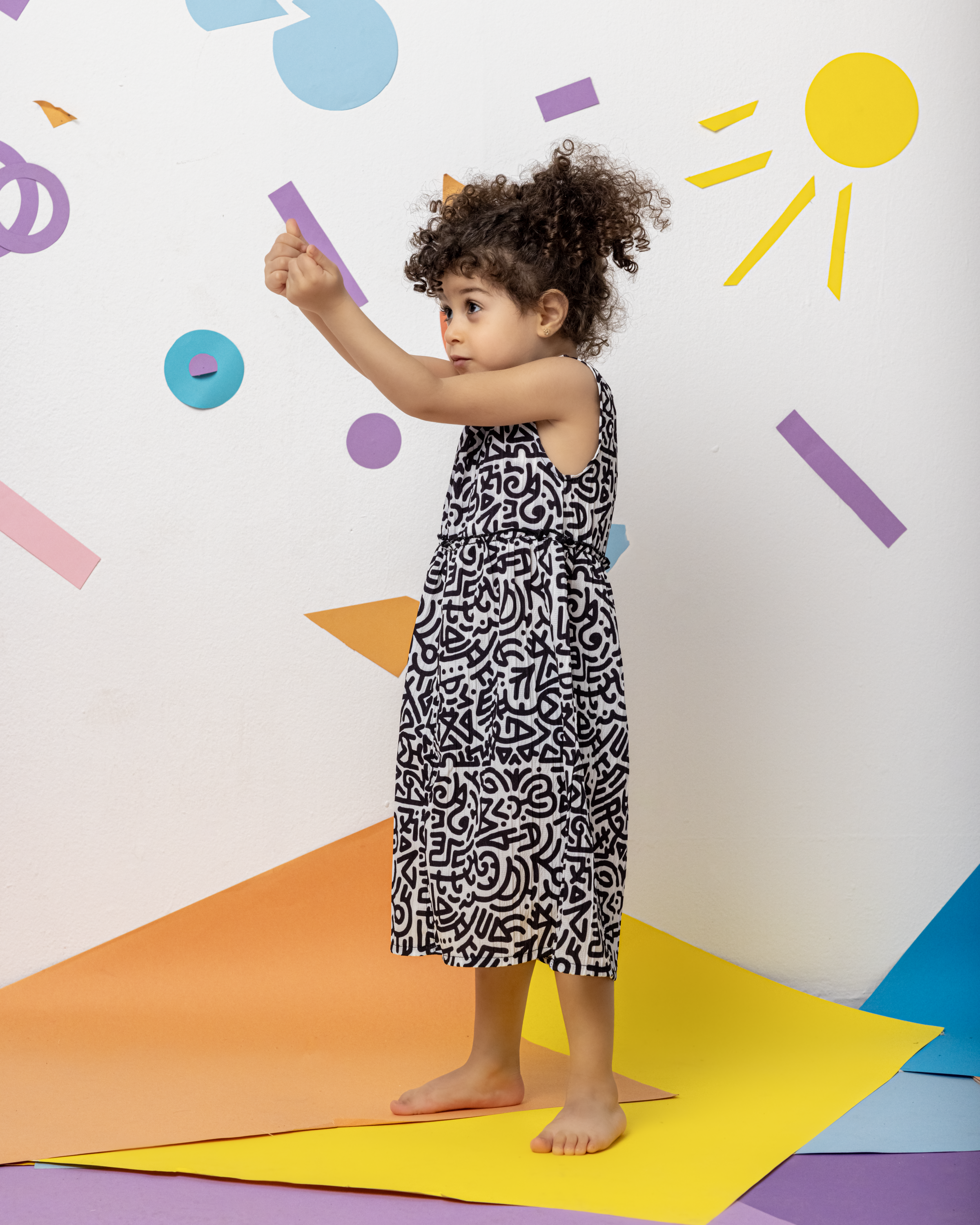 Lala Dress - Black & White