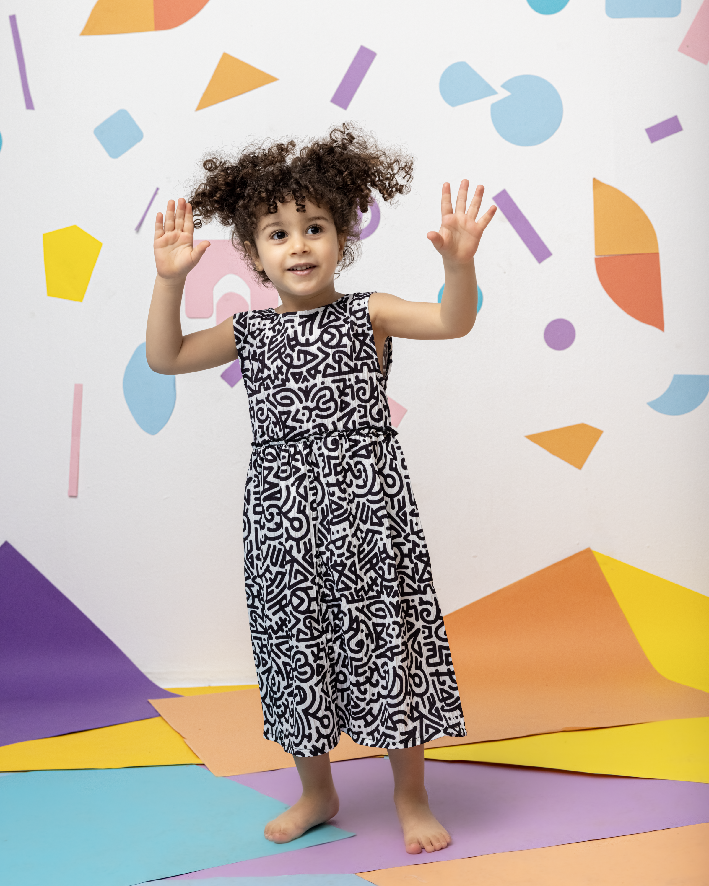 Lala Dress - Black & White