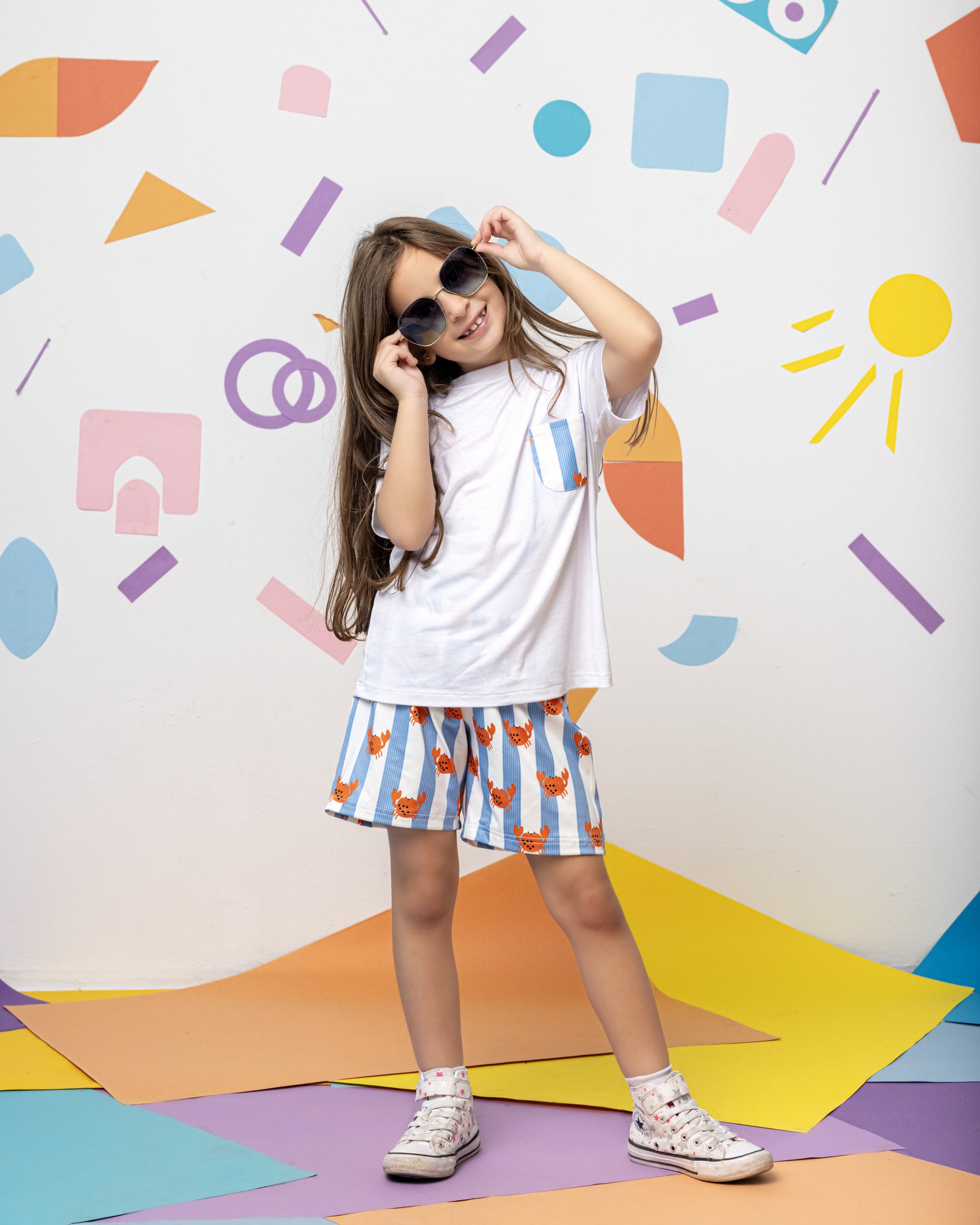 Crabs in the City Shorts Set