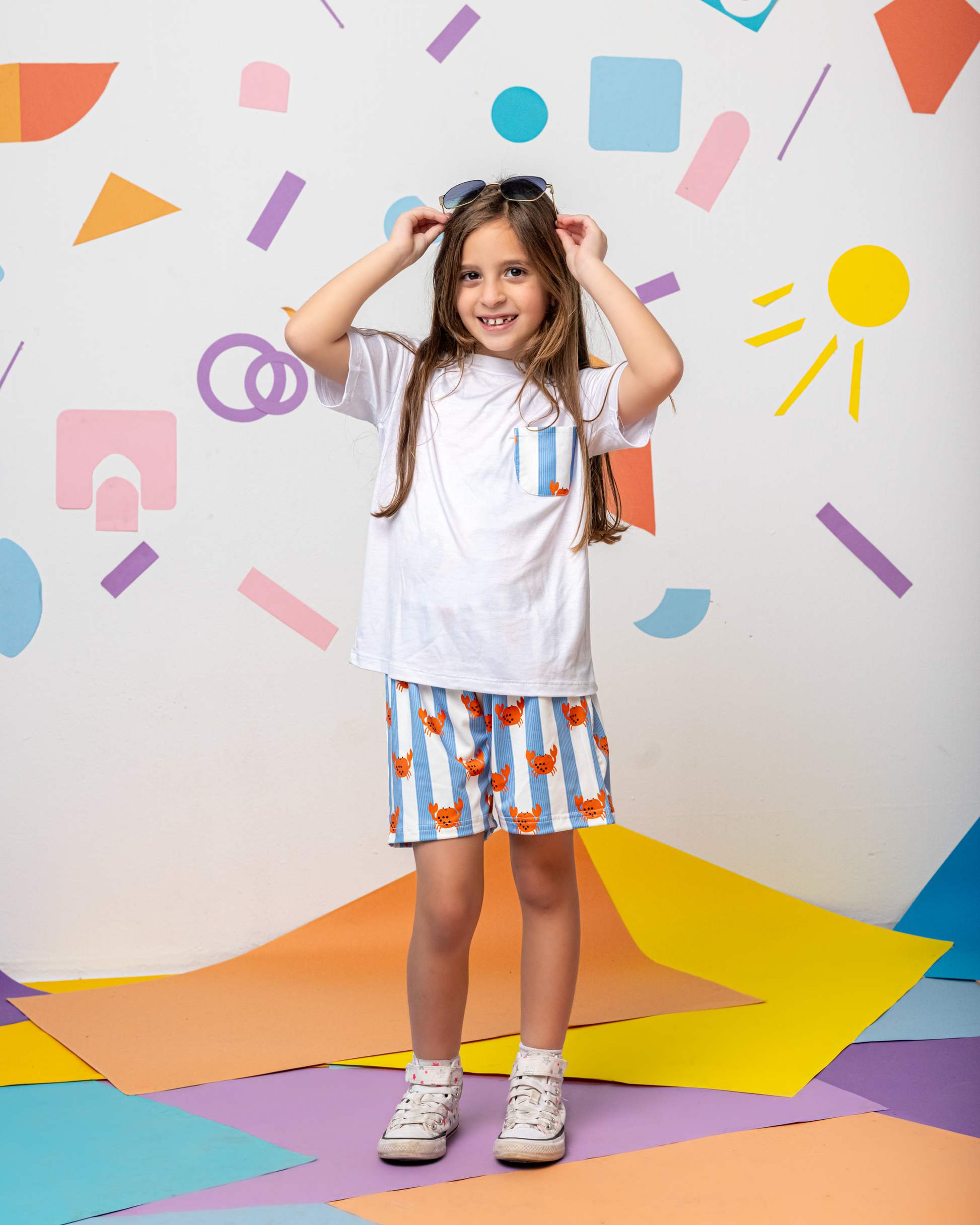Crabs in the City Shorts Set