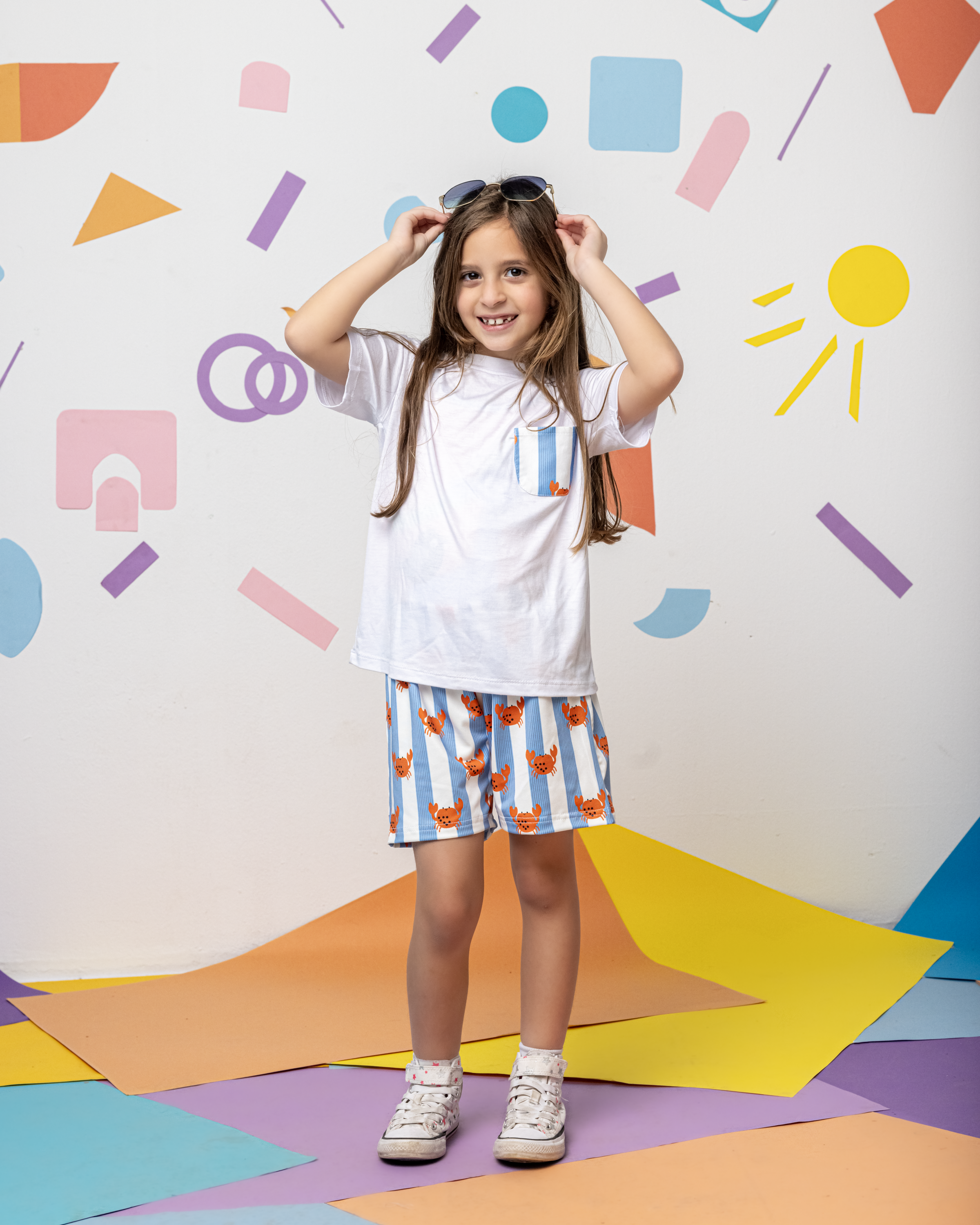 Crabs in the City Shorts Set