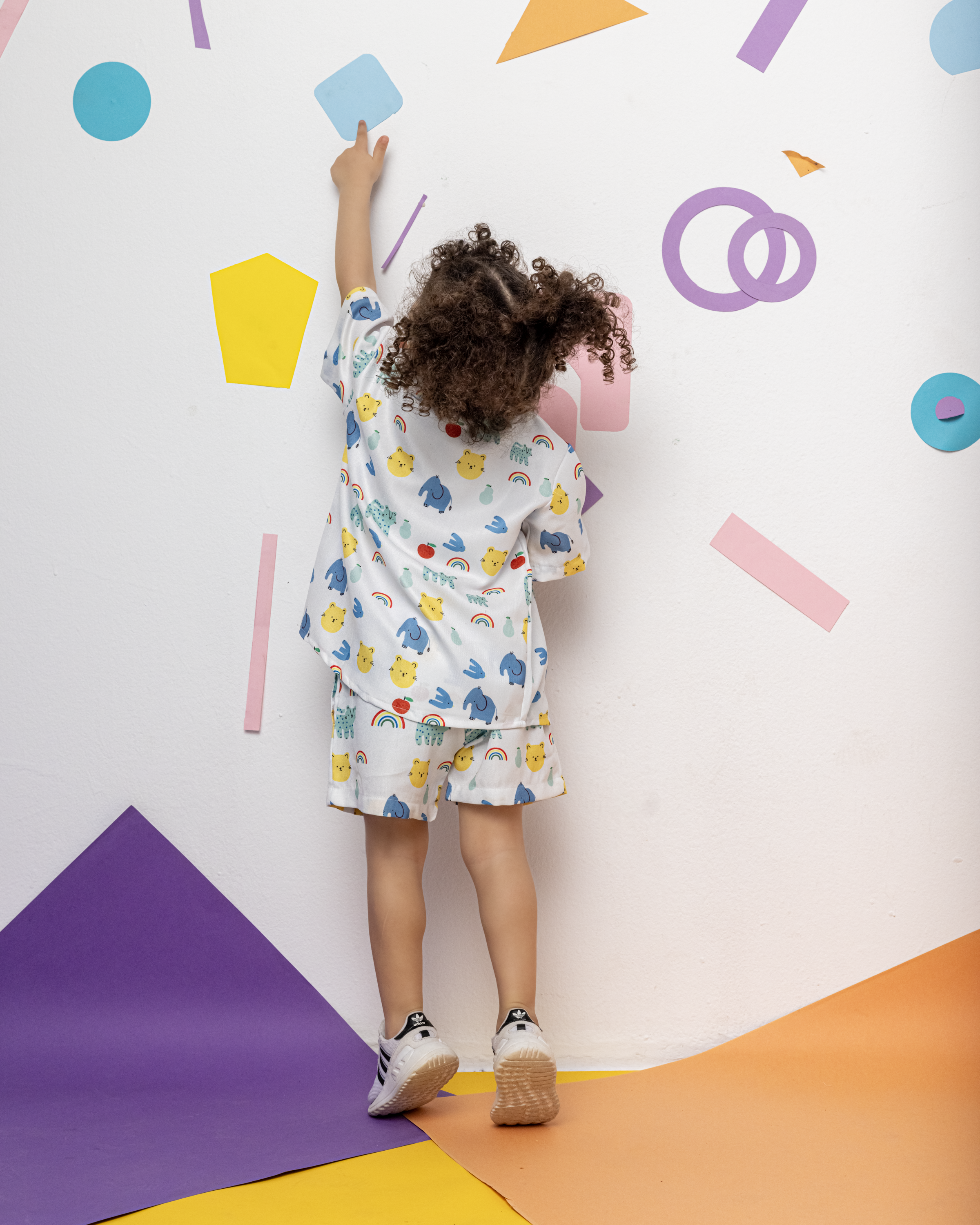 Mini Zoo Linen Shorts