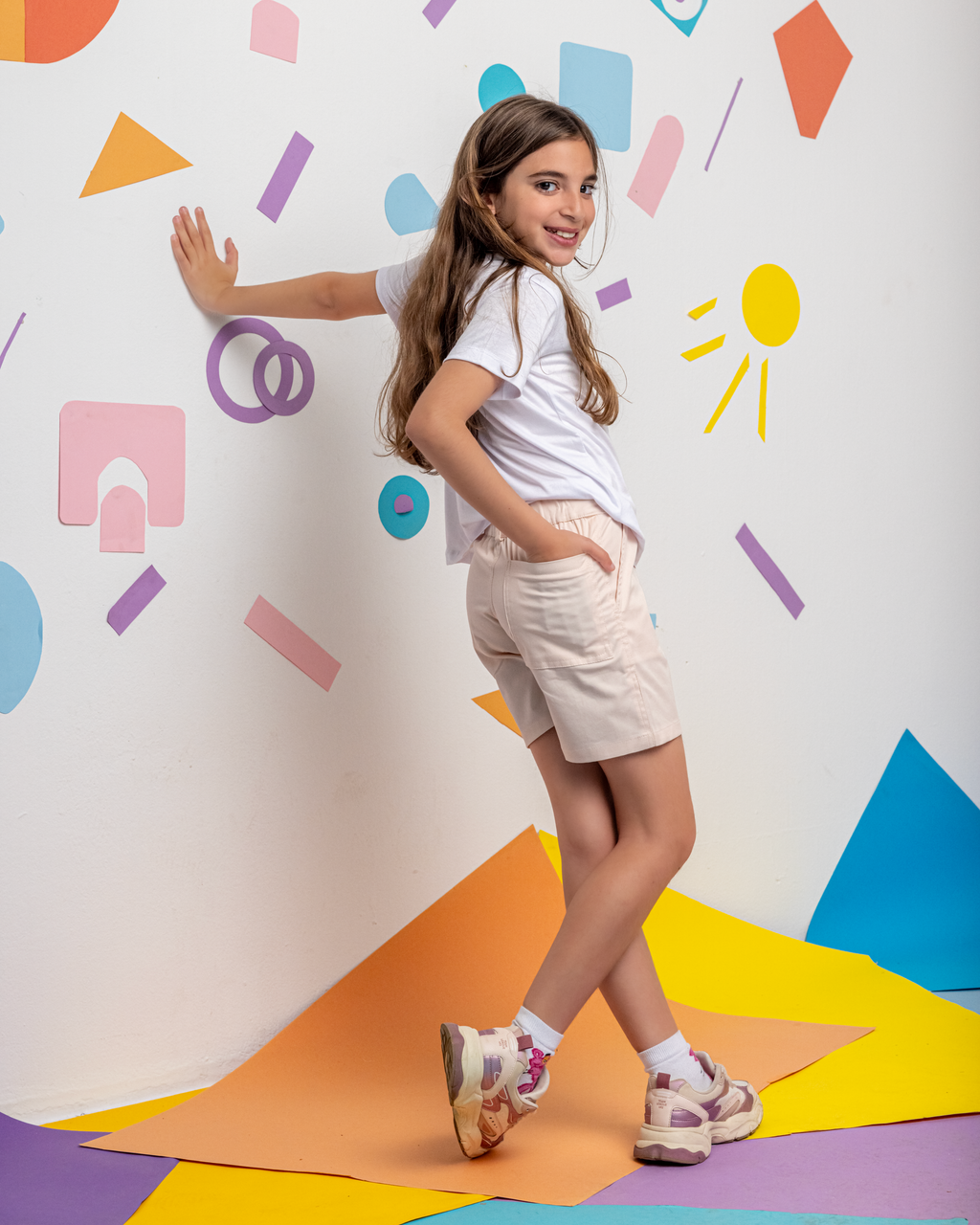 Gabardine Shorts