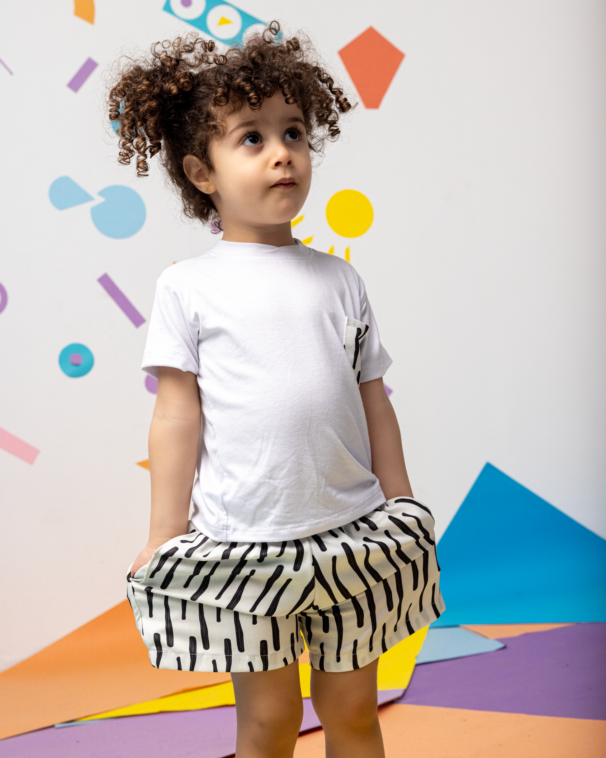 Zebra Linen Shorts
