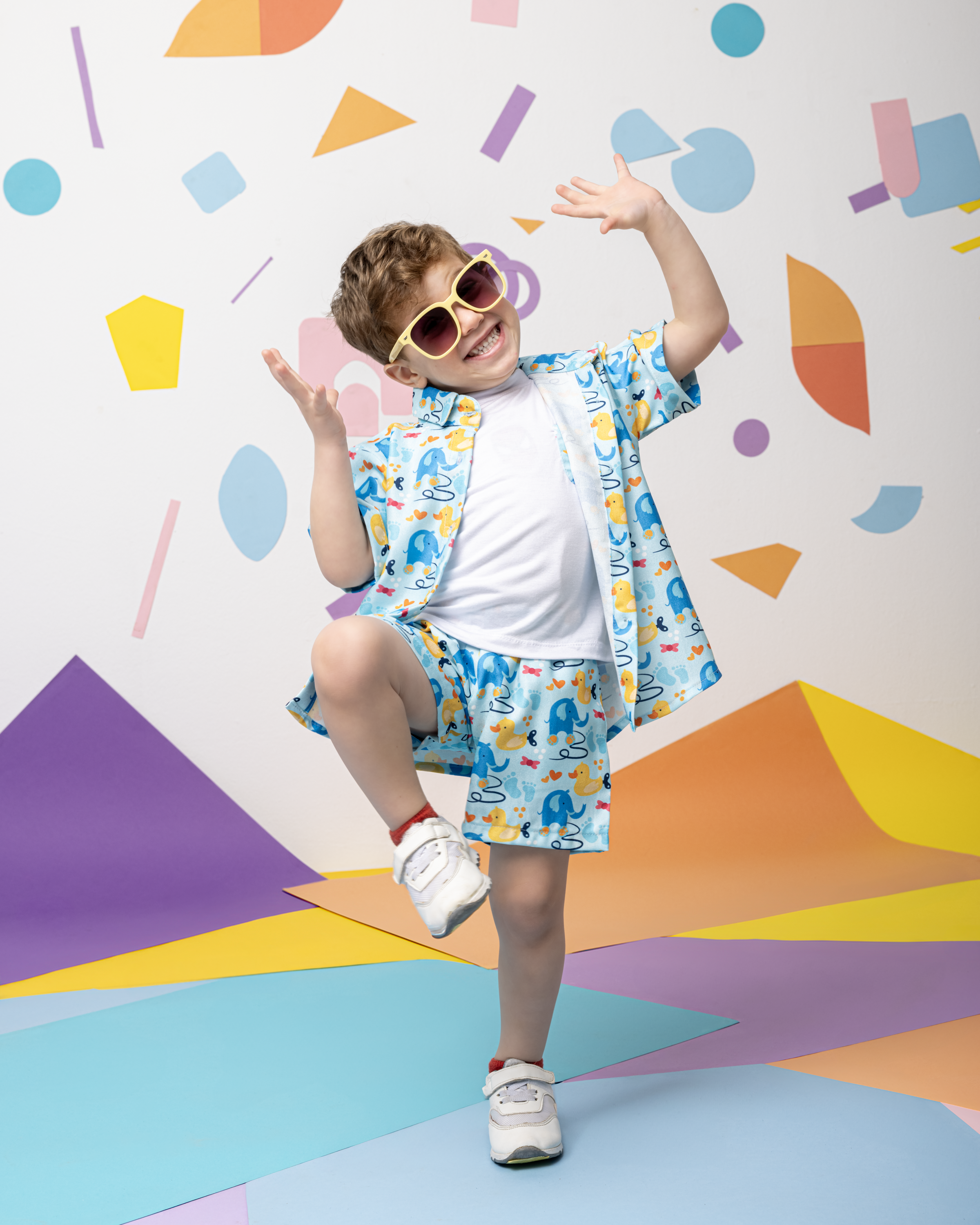 Elephants by the lake Set