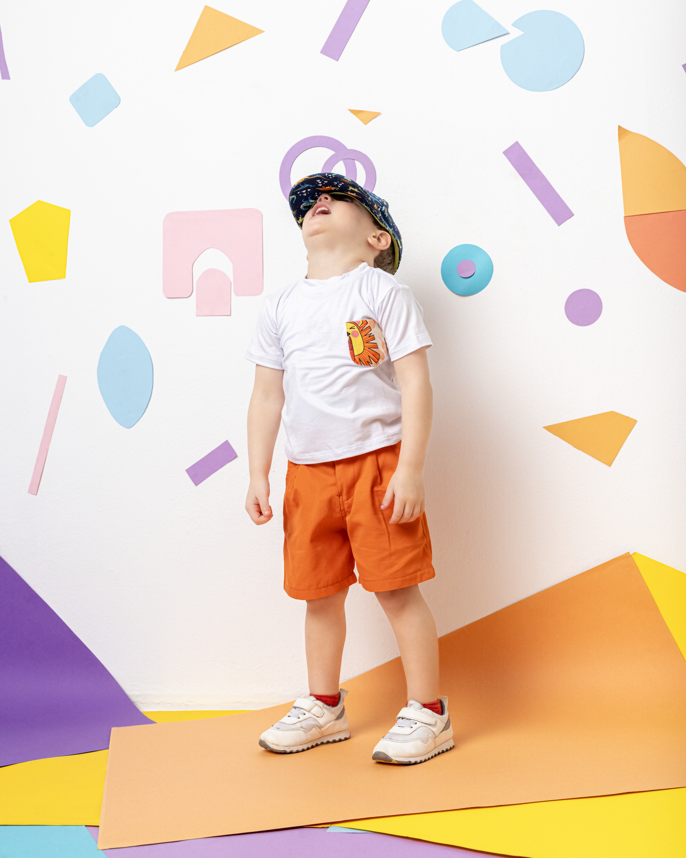 Cotton T-Shirt with Lions Pocket