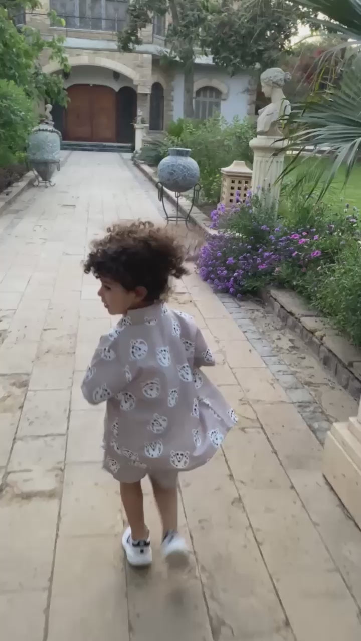 Teddy Love Linen Shorts